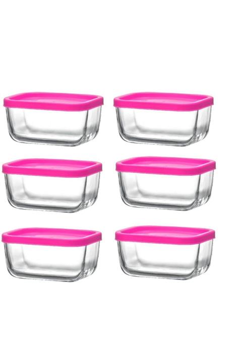 LAV Saklama Kabı Cam Kahvaltılık 6 Lı - Saklama Seti 405 Cc Fma04419