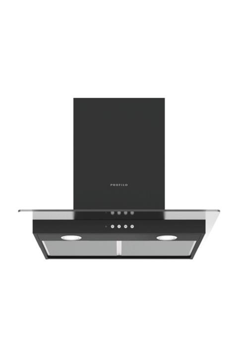 Profilo DVG6D660 Duvar Tipi Camlı Siyah Ankastre Davlumbaz