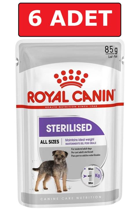 Royal Canin Royal Canın Sterilised Kısır Köpek Konservesi 6 X 85 Gr Yaş Mama
