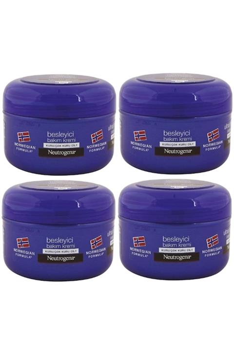 Neutrogena Norveç Formülü Besleyici Bakım Kremi 200 ml (4 Lü Set)