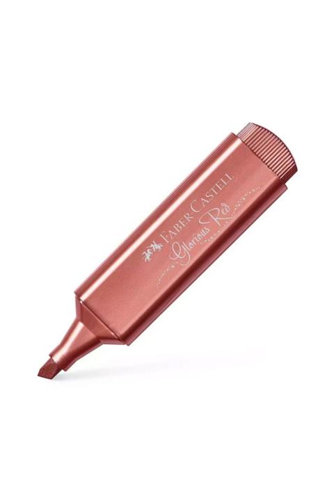 Faber Castell Yeni Metalik Işretleme Kalemi Glorious Red (kırmızı)