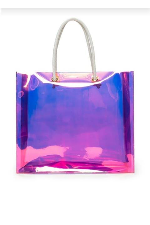 Katusa Kadın Hologramlı Plaj Çantası
