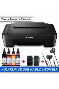 Canon Pıxma E414 Tıpalı Kartuşlu Çok Fonksiyonlu Yazıcı (dolan Kartuşlu)