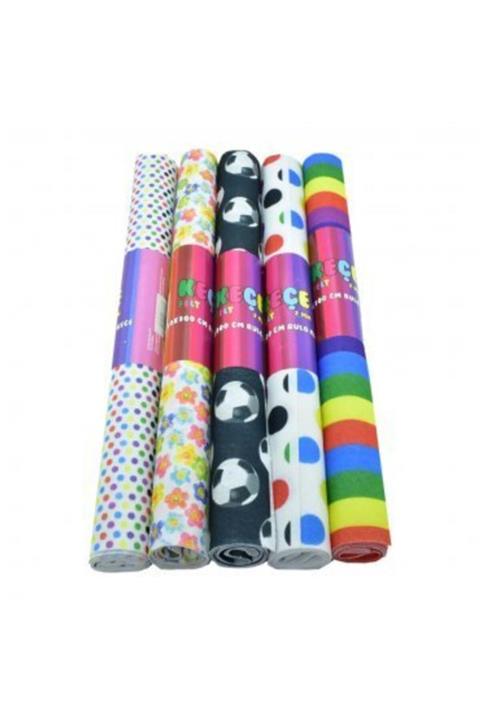 Bubu Rulo Keçe Karışık Desenli 10lu