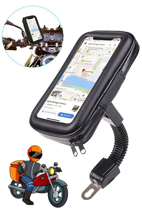 Favors Oppo A72 Uyumlu Su Geçirmez Motosiklet Telefon Tutucu Aynaya Montajlı Kılıf