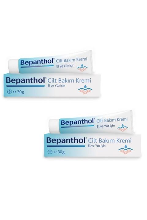 Bepanthol Yüz Ve El Kremi Cilt Bakım Kremi Bepanten 30 gr X 2 Adet