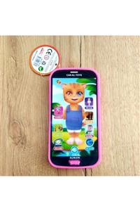 Can Ali Toys Oyuncak Kedili Işıklı Akıllı Pembe Cep Telefonu 0179