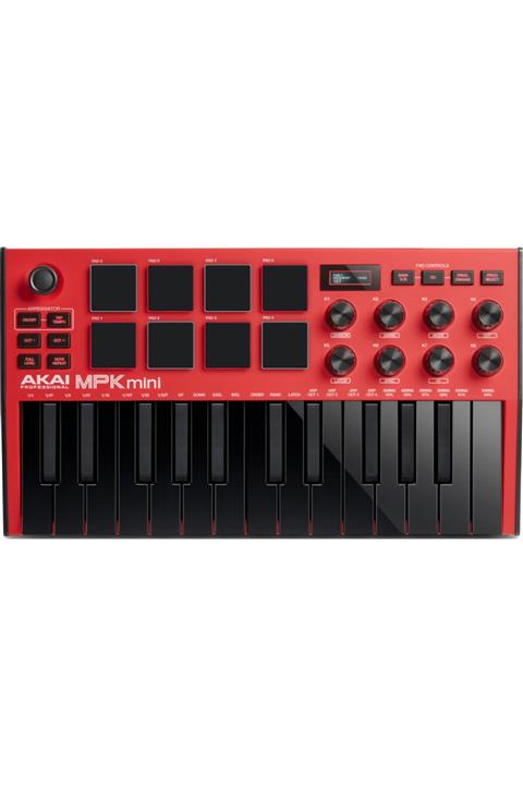AKAI Mpk Mini Mk3 - 25 Tuşlu Midi Klavye Kırmızı