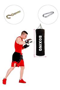 Spor Byfit 70 Cm X 25 Cm Hazır Dolu Boks Kum Torbası + Tavan Askı Kancası