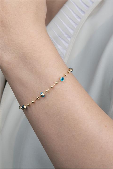 Milades Kadın Altın Dorika Göz Bileklik