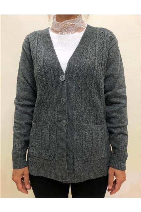 DOLİN Ece Kısa Düğmeli Anne Hırka