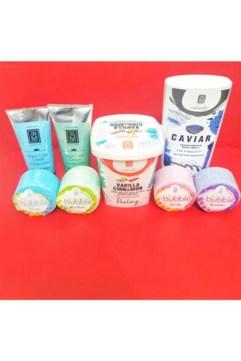 IDM VELVETY Peeling / Body Krem / El Ve Ayak Kremi / Nem Topu - Fenomen Seri Vanilya