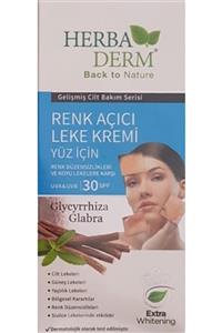 Herbaderm Renk Açıcı Leke Kremi (güneş Koruma Spf 30 ) 55ml Yeni Ürün + Vücut Yağı