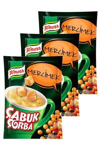 Knorr Çabuk Mercimek Çorbası 22 gr. Üçlü Set