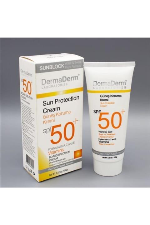 DermaDerm Spf 50+ Güneş Koruma Kremi 100 Ml