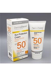 DermaDerm Spf 50+ Güneş Koruma Kremi 100 Ml