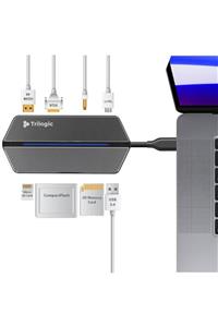 TRILOGIC Travel 8ın1 Usb Hdmı Type C Macbook Çevirici Çoklayıcı