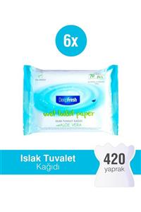 Deep Fresh Islak Tuvalet Mendili 6 X 70 Yaprak