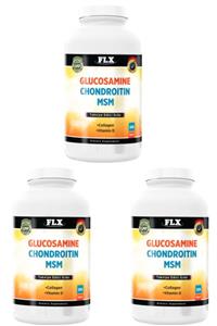 FLX Glucosamine Chondroitin Msm Collagen Vitamin D 300 Tablet X 3 Kutu