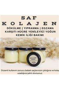 KOLAJENKAFE Saf Ilik Yağı Bakımı Saç Dökülmesine Mucize Etki 4 Adet 40 ml Boyutunda  Aylık Kür