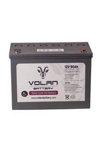 Volan Battery 12 Volt 90 Amper Engelli Aracı Aküsü