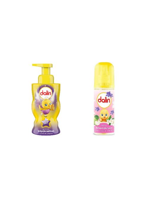 Dalin Köpük Sabun Çilek Kokulu 300 Ml.+ Floral Kolonya 150 Ml