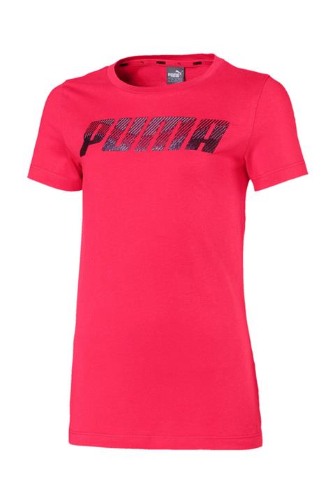 Puma Alpha Logo Kısa Kollu Kız Çocuk T-shirt
