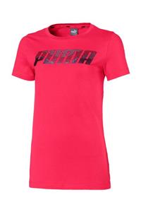 Puma Alpha Logo Kısa Kollu Kız Çocuk T-shirt