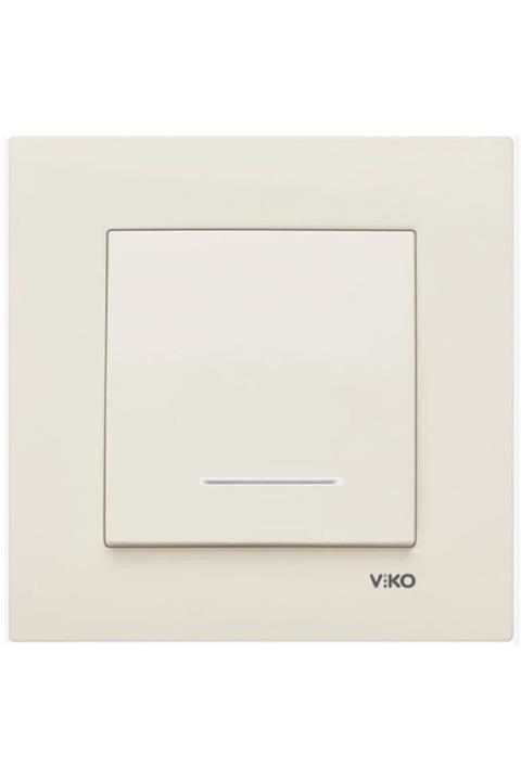 VİKO Karre Krem Işık Lıght Anahtar