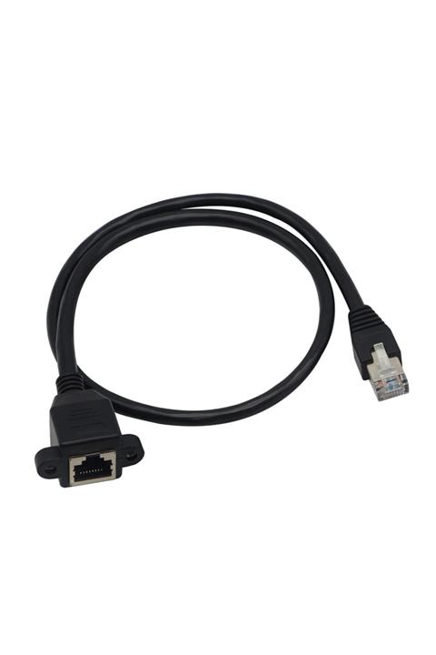 Platoon Rj 45 Dişi Erkek Panel Tipi Montajlı Uzatma Kablo 30 cm