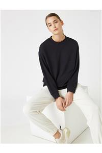 Koton Kadın Respect Life - Yasama Saygi - Ebru Salli Loves Bisiklet Yaka Sweatshirt