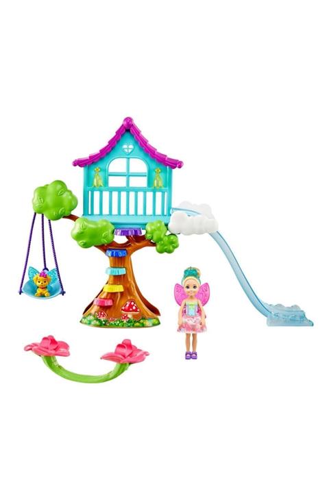 Barbie Dreamtopia Chelsea ve Eğlenceli Dünyası Oyun Seti GTF48-GTF49