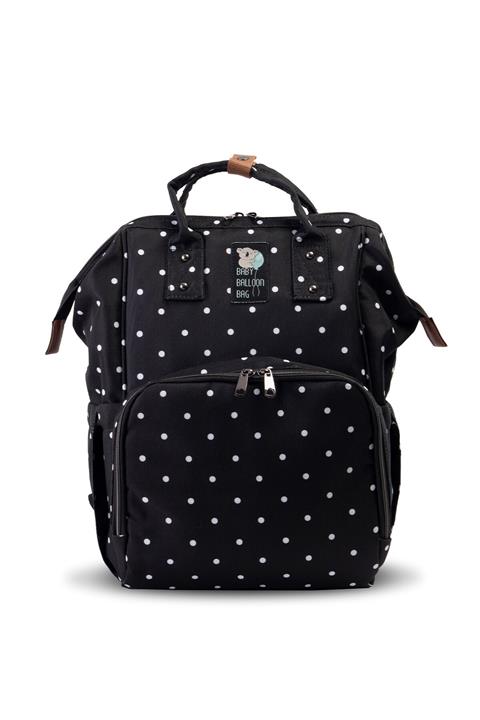 Baby Balloon Bag Anne Bebek Bakım Sırt Çantası Puantiyeli