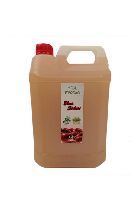 Yeşil Mercan Elma Sirkesi Doğal (5 Litre)