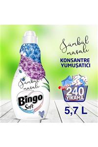 Bingo Soft Konsantre Çamaşır Yumuşatıcısı Sümbül Masalı 1440 ml Ekonomi Paketi 4'lü