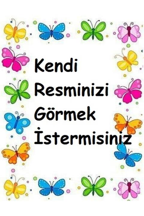 velomy Kelebek Portre Şekerli Kağıda Baskı Kağıdına Baskı