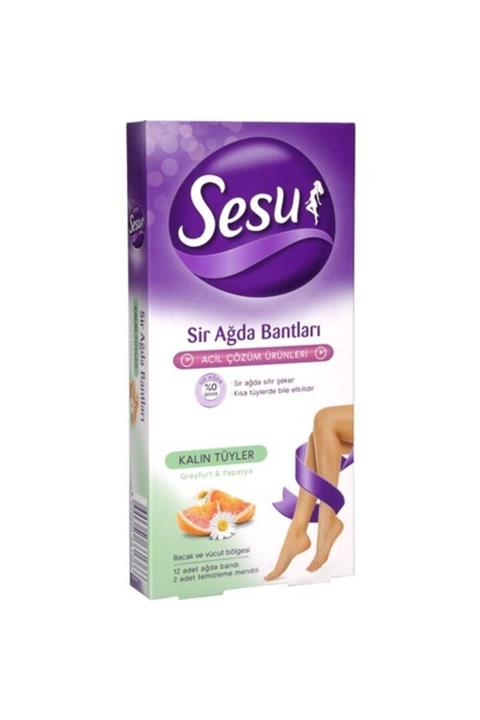 Sesu Sir Ağda Bandı Kalın Tüyler Greyfurt Papatya