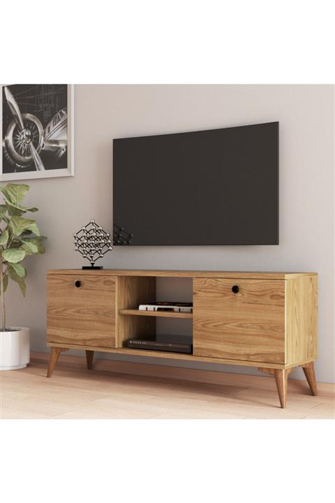 FERNISO Tv Sehpası Full Dut Raflı 120cm