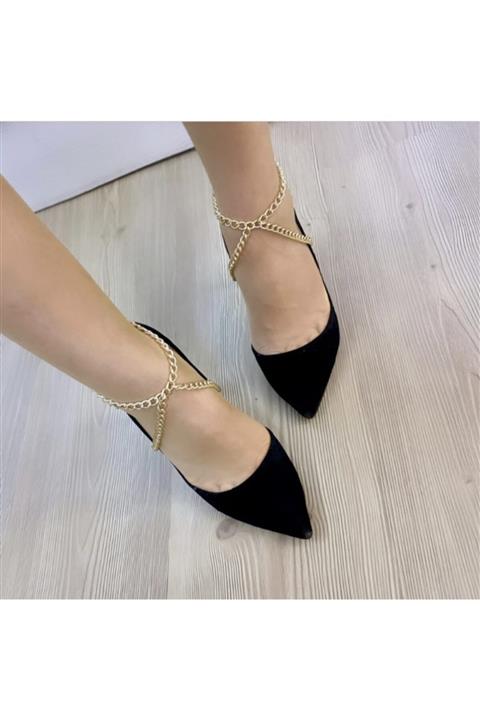 Maiden design Altın Renk Zincir Ayakkabı Aksesuarı Halhal