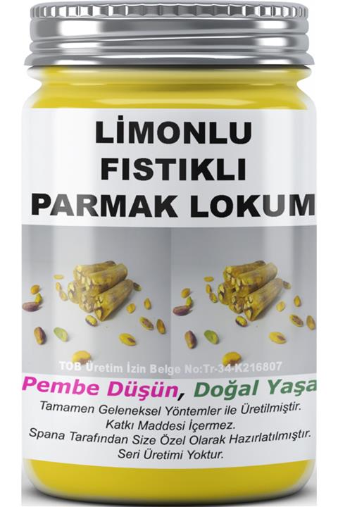 SPANA Limonlu Fıstıklı Parmak Lokum  330gr