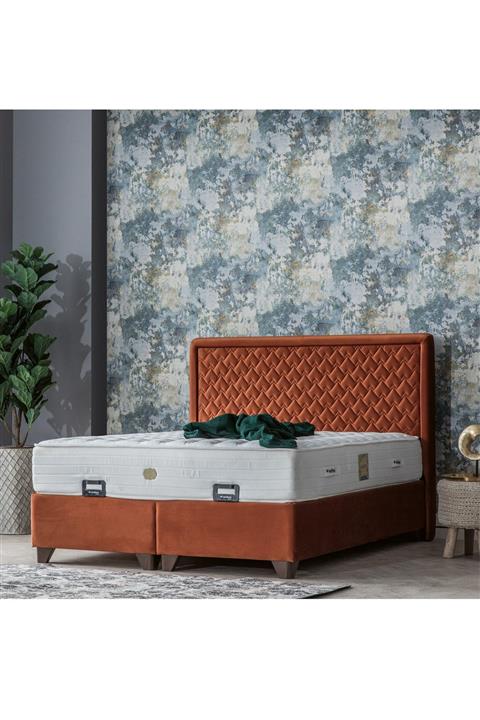 Weltew Home Origami Çift Kişilik Baza Ve Başlık Yataksız