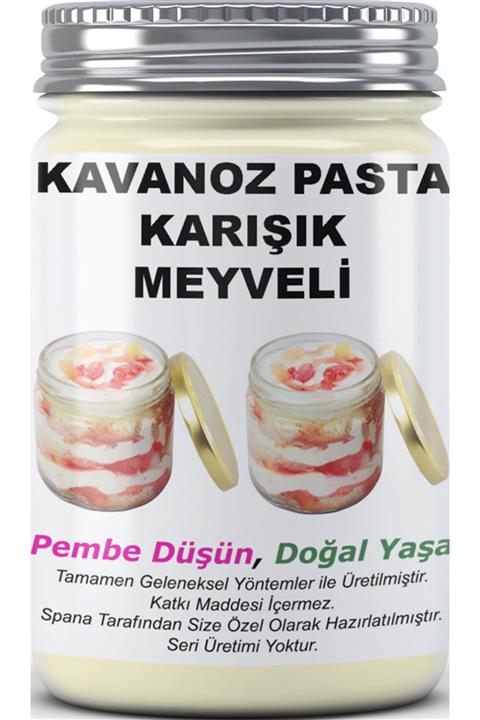 SPANA Kavanoz Pasta Karışık Meyveli Ev Yapımı Katkısız 330gr