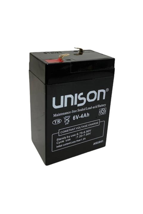 Unison Çocuk Oyuncak Araba Aküsü(pili, Bataryası) 6 Volt(v) 4 Amper(ah) (pilsan Ve Benzer Markalar Uyumlu)