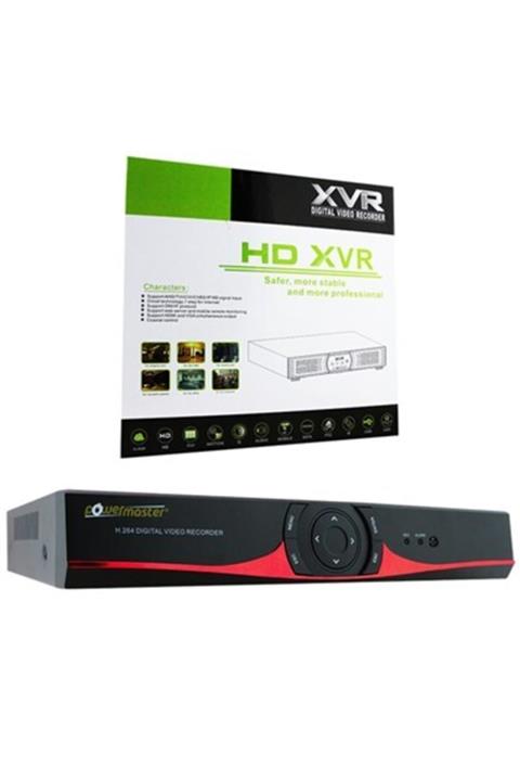 Powermaster 15465 Ahd/analog/tvı/cvı 2160p 4k Ultra Hd 8 Kanal Dvr Kayıt Cihazı (4 Ses Girişli)