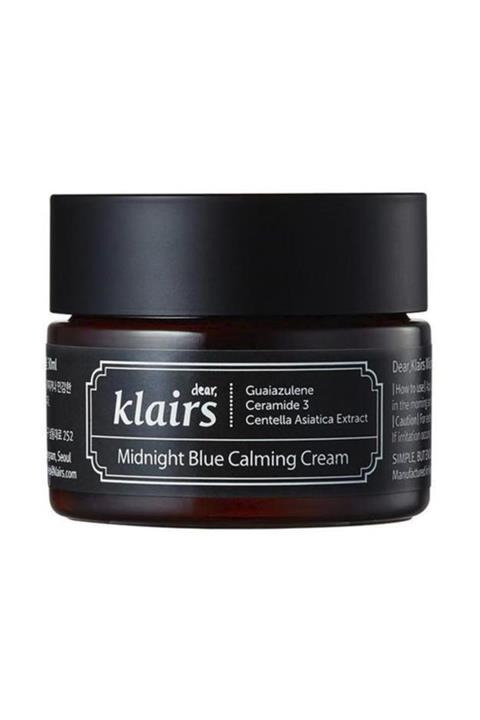 Dear Klairs Klairs Midnight Blue Calming Cream - Kızarıklık Yatıştırıcı Krem 30ml