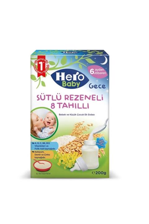 Ülker Hero Baby Sütlü Rezeneli 8 Tahıllı 200 gr