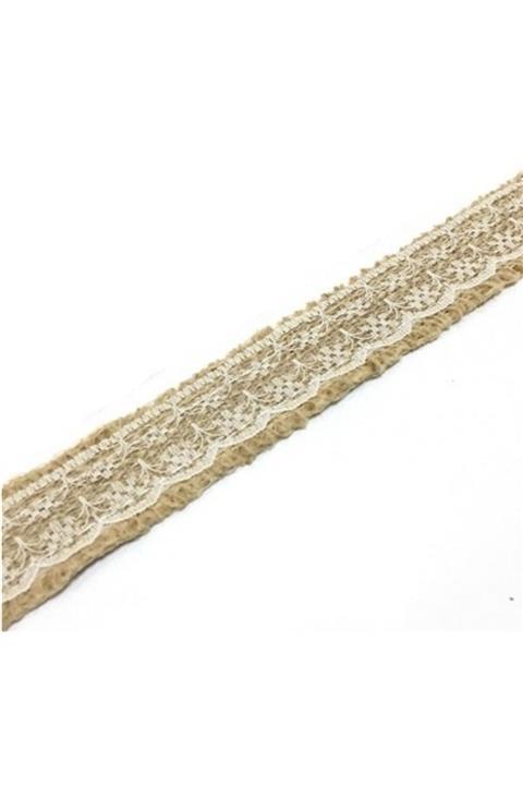 Erdal Ticaret Dantelli Jüt Kurdela  3 cm-2 mt