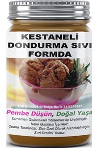 SPANA Kestaneli Dondurma Sıvı Formda Ev Yapımı Katkısız 330gr