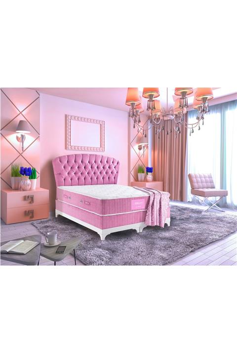 Alp Yatak Athena Set (baza,başlık Ve Full Ortopedik Yatak)