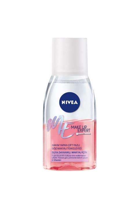 Nivea Make Up Expert Bakım Yapan Çift Fazlı Göz Makyaj Temizleyici 125 ml
